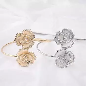 Полезная задержка для драпировки, декоративная без перфорации, красивая, без сверления, задержка для оконной драпировки, аксессуары для комнаты, товары для дома S золотистый