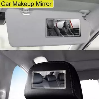 Полезное автомобильное зеркало для макияжа, прочная, экологически чистая, сильная адгезия S
