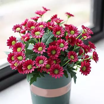 Полезное искусственное растение, реалистичный вид, цветок из искусственного шелка, долгий срок службы оранжевый