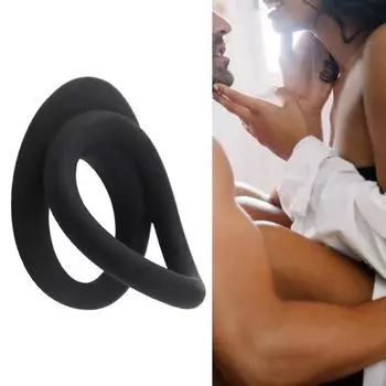 Полезное секс-кольцо, мягкий массаж тела, мини-размер, секс-игрушка для взрослых для мужчин