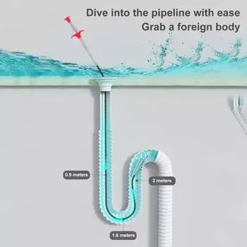 Полезные гибкие товары для дома, инструмент для очистки канализации, кухня, ванная комната, весенние товары для дома 3M