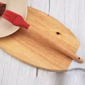 Полезные и удобные кухонные принадлежности. Силиконовые кремовые кулинарные щетки для домашней кулинарии. светло-зеленый