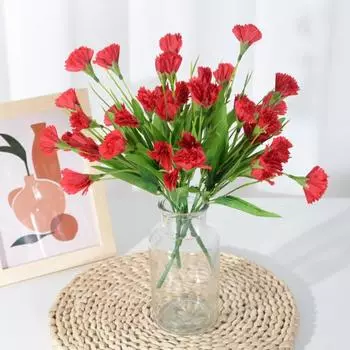 Полезные искусственные цветы Эстетические Яркие Водонепроницаемые белый