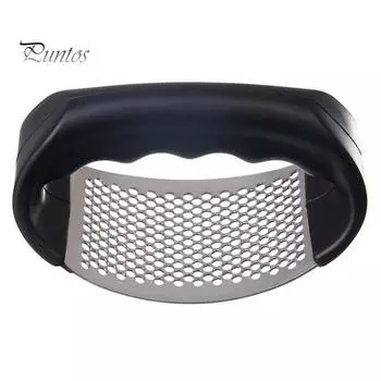 Полезные мелкие отверстия, легко чистящиеся, ручной пресс для чеснока, многофункциональный ручной измельчитель чеснока и имбиря, ежедневное использование чёрный