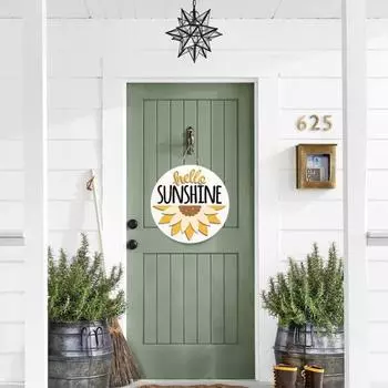 Полезные многоразовые декоративные долговечные деревянные подвесные украшения для входной двери, домашний декор, знак E