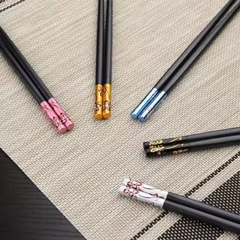 Полезные, привлекательные, эффективные, 6 цветов, удобная посуда, палочки для еды, принадлежности для столовой, палочки для еды для суши