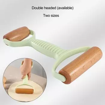 Полезные, удобные, экономящие время, безопасные кондитерские инструменты, скалка для домашнего раскатки теста зелёный