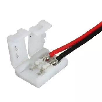 Полезный 10 шт. кабель для печатной платы 2-контактный разъем для светодиодной ленты 3528/5050 одноцветный адаптер 10mm