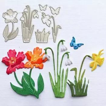 Полезный экологичный простой в использовании нежный шаблон для бумажных карт «сделай сам», инструмент для тиснения, шаблон для тиснения серебряный