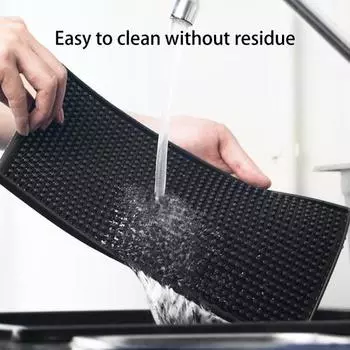 Полезный быстросохнущий однотонный барный коврик для изоляции дома, кафе, столовой S