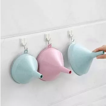 Полезный быстрый дренаж, раздача жидкостей, подвесное отверстие, кулинарное масло, воронки для твердых пищевых продуктов, жидкости, кухонные принадлежности, воронка для вина S розовый