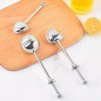 Полезный чай с ручкой, листовой фильтр, многоразовый, долговечный. 3