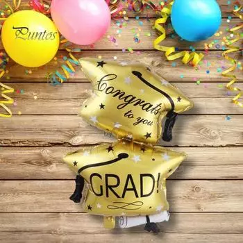 Полезный, долговечный, без утечек, воздушный шар для выпускного сезона, воздушный шар для выпускного сезона, поставка для выпускного вечера золотистый