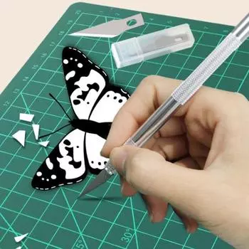 Полезный гравировальный резак, двойной крестообразный патрон, широко используемые ручные инструменты, многоцелевой резак для резьбы, резка жёлтый