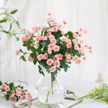 Полезный имитационный букет Незасохший Экологичный Декоративный белый