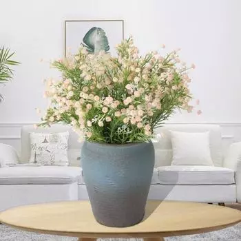 Полезный искусственный цветок, имитирующий портативный компьютер, без полива белый