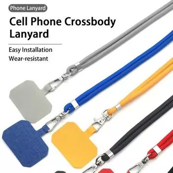 Полезный износостойкий универсальный диагональный ремешок для мобильного телефона с защитой от потери, поставка на открытом воздухе красный