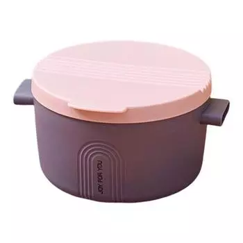 Полезный компактный размер, широкое применение, 3 цвета, теплоизолированный контейнер для лапши быстрого приготовления с крышкой для домашнего контейнера для обеда жёлтый