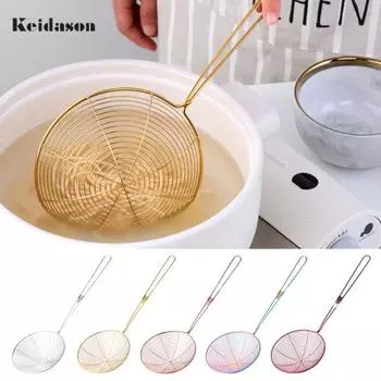 Полезный креативный жареный сетчатый дуршлаг из нержавеющей стали без запаха, аксессуар для столовой