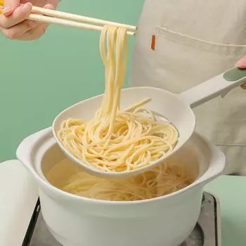 Полезный легкий быстросохнущий круглый сетчатый бытовой кухонный дуршлаг ситечко для еды кухонный гаджет ложка для лапши оранжевый