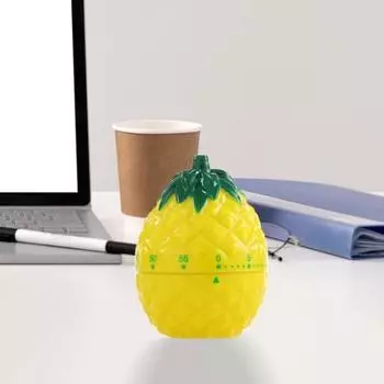 Полезный механический вращающийся эффективный таймер, портативный кухонный таймер, фруктовый таймер, кухонные аксессуары, кухонный таймер Pineapple