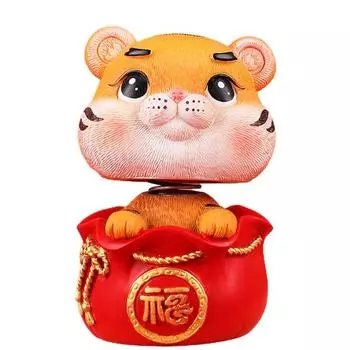 Полезный миниатюрный тигр, милый материал своими руками, нежный 7