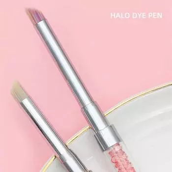 Полезный нелиняющий прозрачный тюбик маникюрный карандаш красочный волосатый головка рисунок ногтей ручка пятно салон поставки