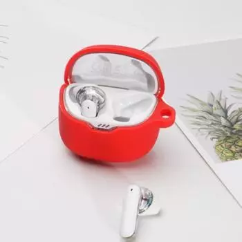 Полезный однотонный чехол для наушников, плотно прилегающий для JBL TUNE FLEX чёрный