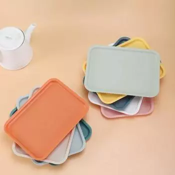 Полезный пакет для еды в скандинавском стиле, портативный небьющийся лоток для хранения фруктов для столовой, лоток для хранения фруктов L хаки