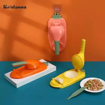 Полезный пищевой класс, простая операция, пресс для клецок, пресс-форма, артефакт для кожи, DIY Maker, кухонные аксессуары розовый