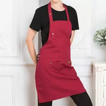 Полезный поясной галстук, маслостойкий фартук для гриля, ресторана, кухни, кухонный фартук, рабочая одежда для мытья посуды, фартук для выпечки темно-синий