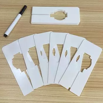 Полезный, простой в использовании разделитель размеров, удобная вешалка для одежды, разделители для магазина одежды, вешалка для одежды белый