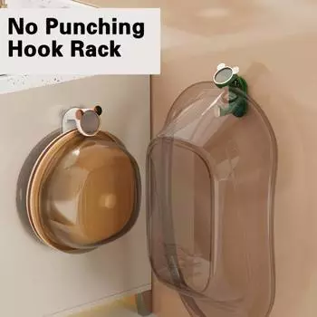 Полезный, простой в установке, широко используемый, стабильный настенный крючок для полотенец для ванной комнаты, держатель для хранения товаров для дома, настенный крючок белый