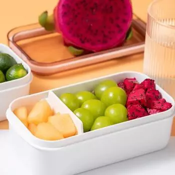 Полезный противоударный практичный легкий чистый контейнер для фруктов и фруктов для пикника для контейнера для еды в кемпинге коричневый