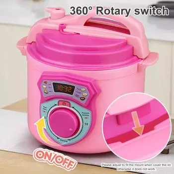 Полезный яркий внешний вид, мини-пластиковая детская рисоварка для ролевых игр, бытовая электрическая плита F