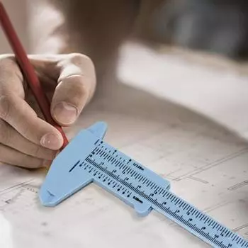 Полезный регулируемый пластиковый штангенциркуль с плавным скольжением, принадлежности для вышивания