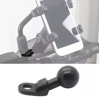 Полезный шаровой адаптер. Простота установки. Прочная антивибрационная защита. чёрный