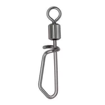 Полезный Т-образный застежка из нержавеющей стали Рыболовный вертлюг Застежка Вертлюг с подшипником Солидные кольца 2/0