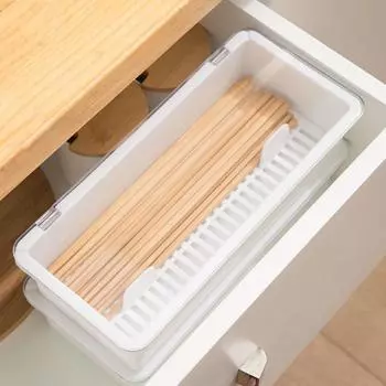 Полезный, удобный, пыленепроницаемый, антигрязный, палочки для еды, ложка, органайзер для столовых приборов, коробка для кухонных принадлежностей, держатель для палочек для еды серый