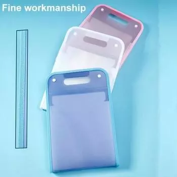 Полезный водонепроницаемый сохраняющий чистоту видимый дизайн держатель для файлов формата А4 офисный работник органайзер для документов школьные принадлежности синий