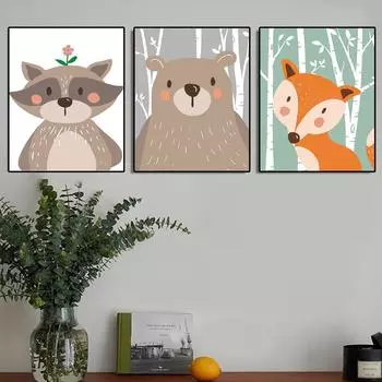 Полиэфирное масло, холст, художественные плакаты и принты, настенная картина для гостиной