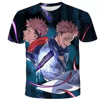 Полиэстер быстросохнущая джиу-джитсу кайсен мужская летняя повседневная удобная быстросохнущая дышащая детская футболка XXS-6XL XXS