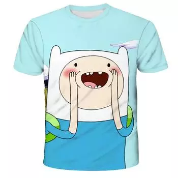 Полиэстер быстросохнущий забавный мультяшный мужской топ летняя повседневная удобная быстросохнущая дышащая детская футболка одежда XXS-6XL XXS