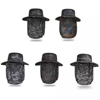 Полиэстеровая анти-УФ-шляпа, портативная унисекс-шляпа для рыбалки, удобная для занятий спортом на открытом воздухе Dark Blue