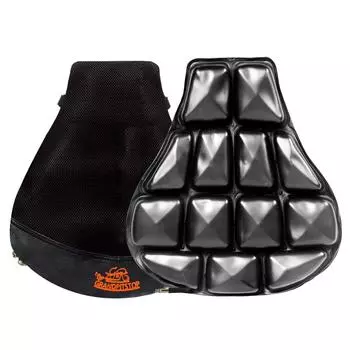 Полиэстеровая надувная воздушная подушка для сиденья | Дышащая сетчатая наволочка и нескользящее дно | Идеально подходит для медицинских целей, офиса, дома, мотоцикла