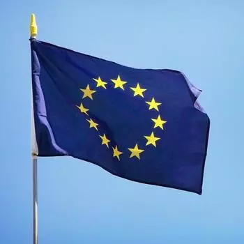 Полиэстеровая ткань Европейского Союза Эпонж 90*150 см Флаг Европейского Союза Турция Украшение Домашнего Флага