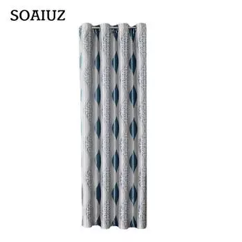 Полиэстеровая занавеска премиум-класса, устойчивая к разрыву, стильная затемняющая занавеска из полиэстера с люверсами для детской комнаты 100x130cm мятный зеленый