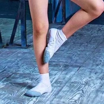 Полиэстеровые балетки для детей, танцевальные тапочки из ткани, мягкие пуанты для выступлений на сцене 30 розовый