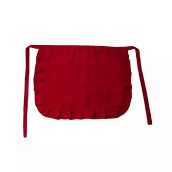 Полиэстеровый фартук однотонный сменный симпатичный кружевной кухонный ресторан кофейня костюм горничной официантки полуфартуки белый