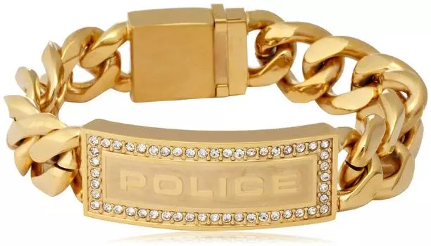 Police Браслет LOWRIDER из нержавеющей стали для мужчин 25143BSG01 золотой